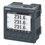 SENTRON 96 x 96 LCD 7KM PAC3220 ModBus RTUAux Power: 100 – 250 VAC/DC