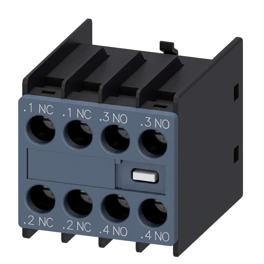 Aux. Switch 2NO+2NC for 3RT2/3RH2